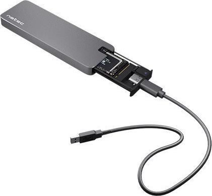 Actual product image Genesis NATEC SSD Enclosure Rhino M.2 NVME (M.2 2260, M.2 2230, M.2 2280, M.2 2242)