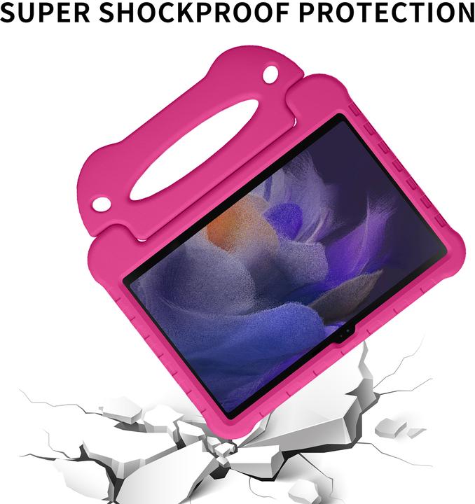 Produktbild Cazy Schutzhülle Kompatibel mit Samsung Galaxy Tab A8 Kinderhulle Back Cover Ultra für Kinder mit Griff - (Galaxy Tab A8)