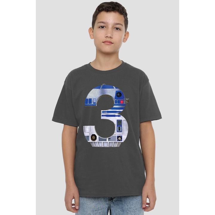 Immagine prodotto Star Wars 3 Maglietta R2-D2 Bambini (128)
