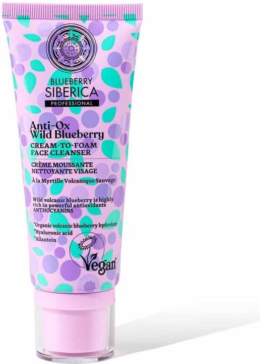 Immagine prodotto Natura Siberica Mirtillo selvatico Anti-Ox (Panni pulizia, 100 ml)