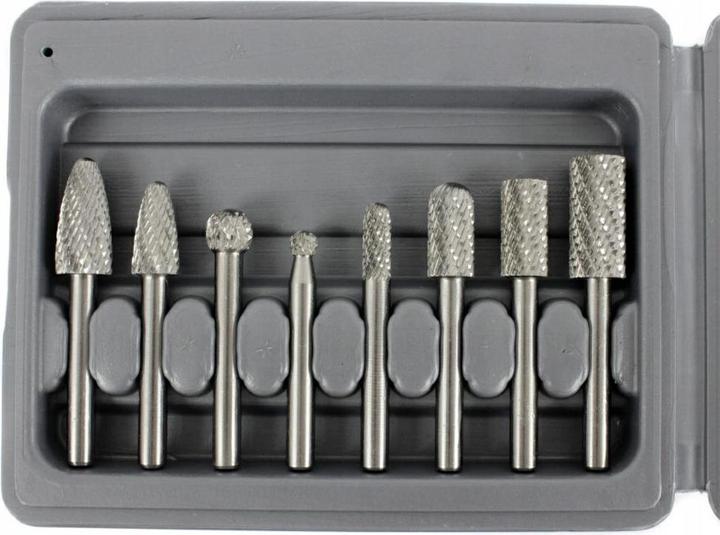 Actual product image Silver FREZY TRZPIENIOWE DO METALU 8szt. /