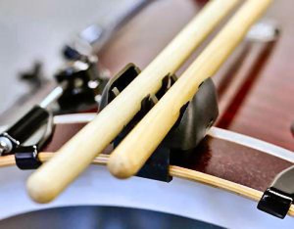 Actual product image Rimma Bassdrum Stickholder Drumsticks Holder w. Drumkey