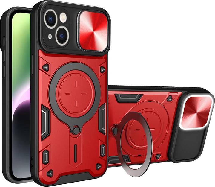 Immagine prodotto Techsuit - CamGuard Pro - iPhone 14 - Red (Apple iPhone 14)