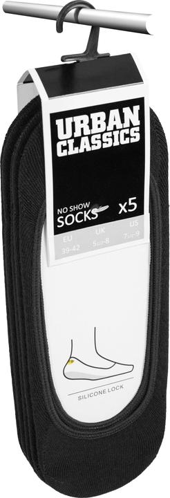 Immagine prodotto Urban Classics Invisible Socks 5-Pack (Confezione da 5 pezzi, 43 - 46)