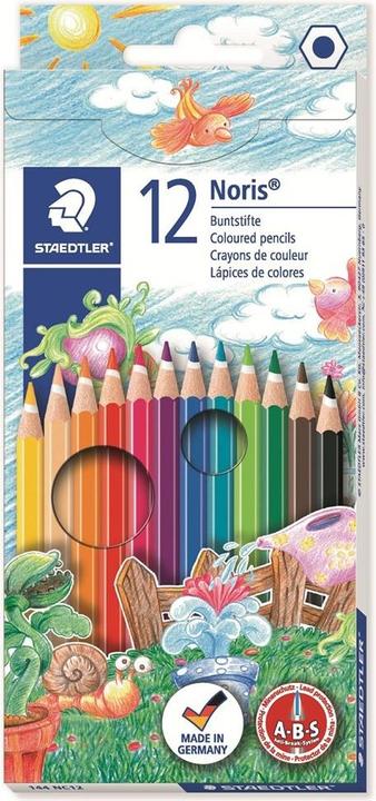 Produktbild Staedtler Set 12 matite colorate Papierschachtel (Mehrfarben, 12 x)