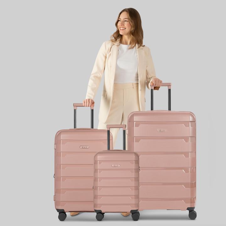 Actual product image D&N South Dakota 4 Rollen Kofferset 3-teilig mit Dehnfalte (203 l, XL (from 140l))