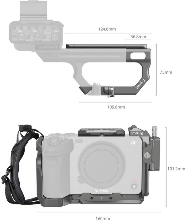 Immagine prodotto SmallRig Kit gabbia avanzata a sgancio rapido HawkLock (Accessori per gabbie, Gabbietta)