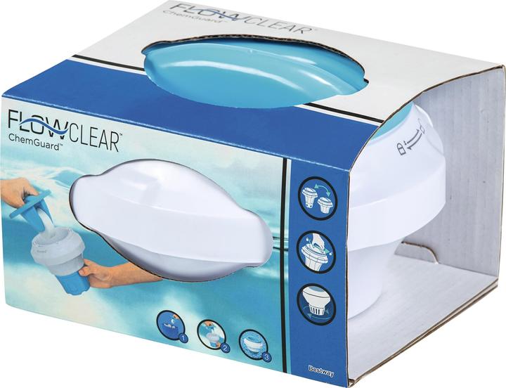 Actual product image Bestway Collapsible Chemical Floater with Glove