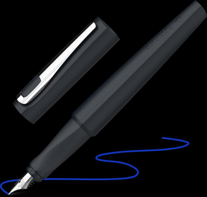 Actual product image Schneider Tomo All Black fountain pen (All Black)