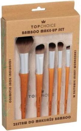 Actual product image TOP Makeup Brush Set with Bamboo Handles 5 Pieces (Set)