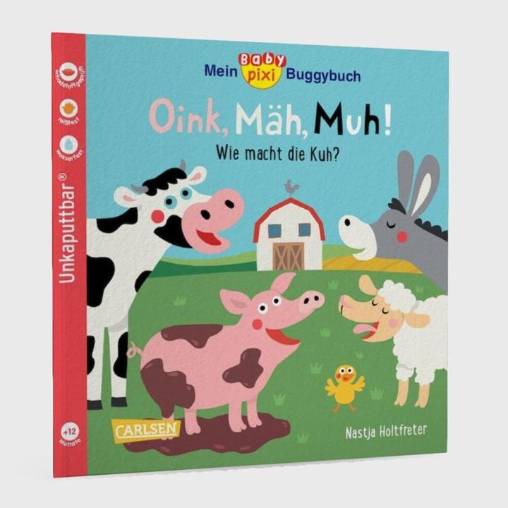 Actual product image Baby Pixi Mein Baby-Pixi-Buggybuch: Oink, Mäh, Muh! (German)