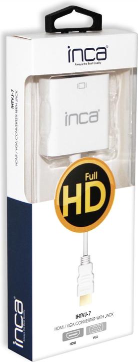 Produktbild Inca Adapter IHTV-7TB HDMI > VGA St. + USB Audio, 1080P, WS retail (HDMI)
