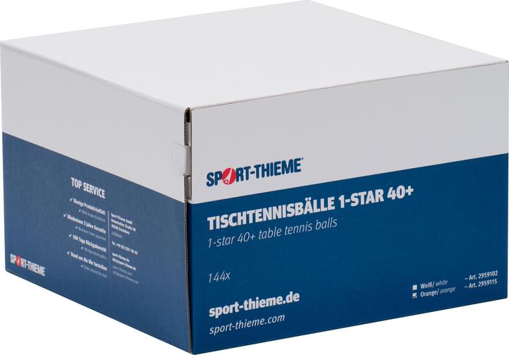 Produktbild Sport-Thieme Tischtennisbälle 1-Star 40+ (144 Stk.)
