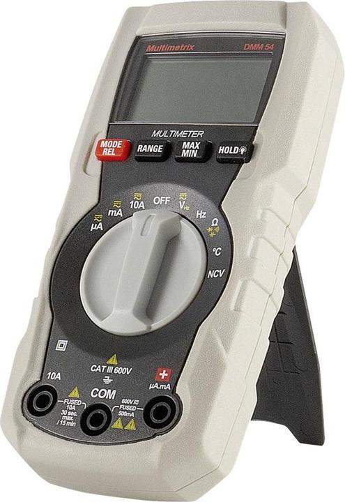 Actual product image Multimetrix DMM 54 Hand-held multimeter digital CAT III 600V Display (counts): 4000 (CAT III 600V)