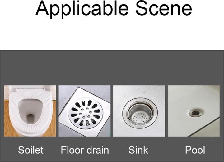 Actual product image König Design Drain Cleaner Pipe Brush Drain Free Pipe Drain Siphon Brush Spiral Hair (1 pcs.)