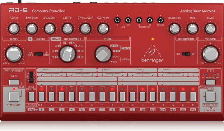 Produktbild Behringer RD-6 -analoginen rumpukone, punainen