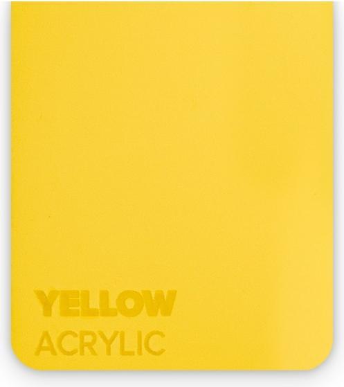 Produktbild flux Acrylglasplatte - Beamo - Yellow (21 cm, 30 cm)