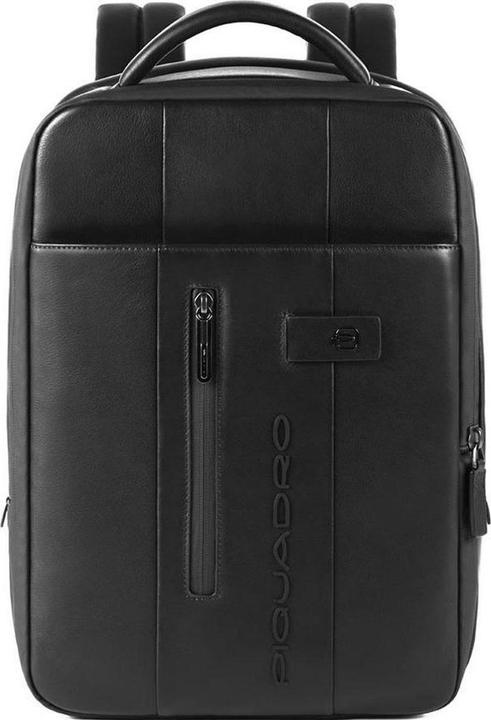 Image du produit Piquadro Urban, Leather Backpack, Black, Laptop And iPad Compartment, CA48