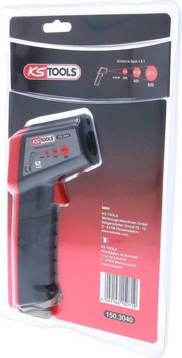 Actual product image KS Tools Infrared thermometer, -20° to 500