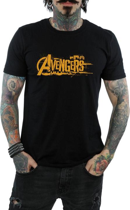 Produktbild Avengers Infinity War Orange Logo TShirt (3XL)