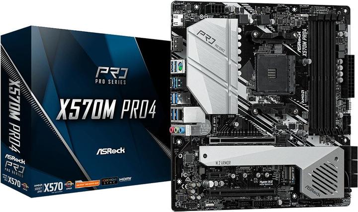 AsRock X570M Pro4 (AM4, AMD X570, mATX)