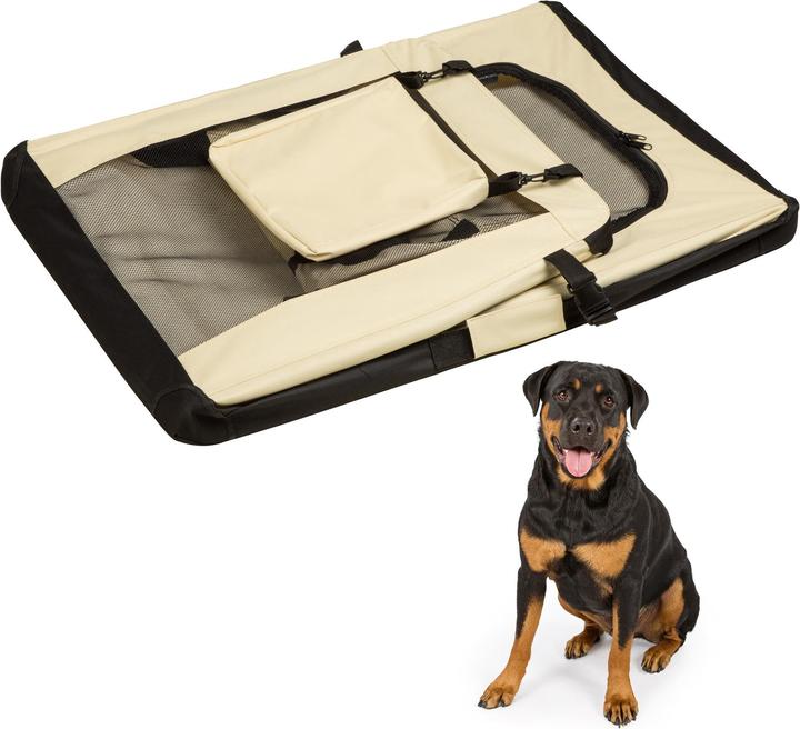 Produktbild tectake Hundebox (Hund, Sicherheitsverschluss)