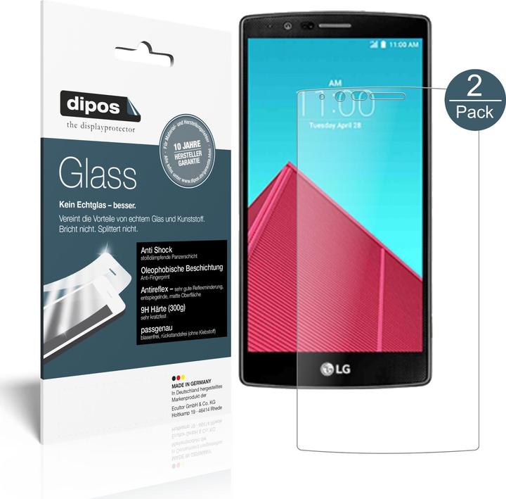 Actual product image Dipos Screen Protector Anti-Shock (1 Piece, LG G4)