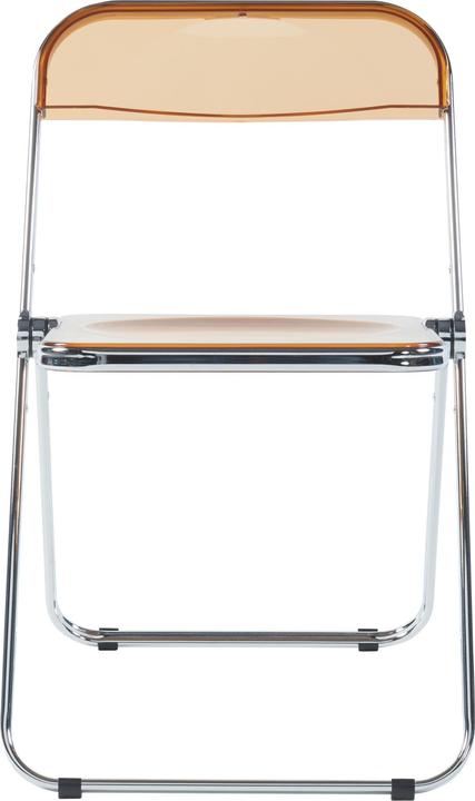 Actual product image En.Casa Klappstuhl Pornainen 4er Set Orange, transparent