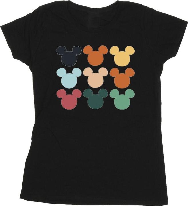 Disney Mickey Mouse Heads Square TShirt (M)