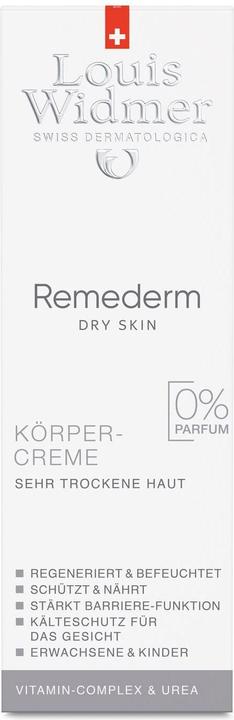 Actual product image Louis Widmer Remederm cream body cream tube unscented (Body cream, 75 ml)