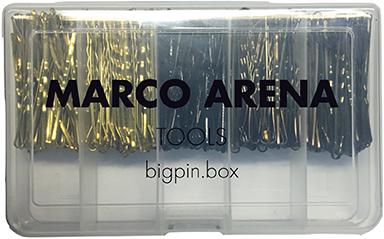 Image du produit Cosmetic Marco Arena bigpin box avec 3 différents types d'objets (3 pcs)