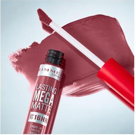 Actual product image Rimmel London Lasting Mega Matte Liquid Lip Colour (Ravishing Rose)