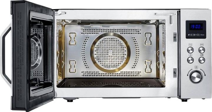 Actual product image Severin Microwave w/MW7777 plate 900 watts 25 l - Steel (29070) (25 l)