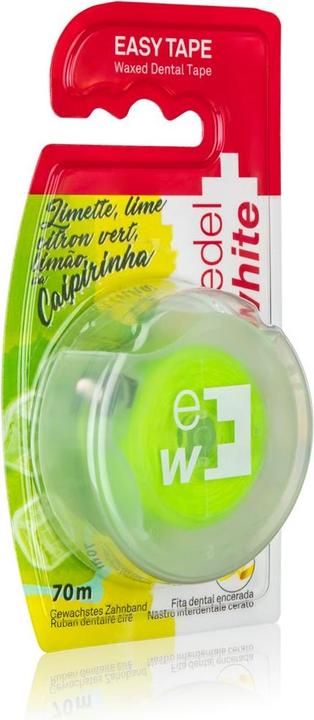 Edel + White Easy Tape gewachste Zahnseide Caipirinha (70 m)