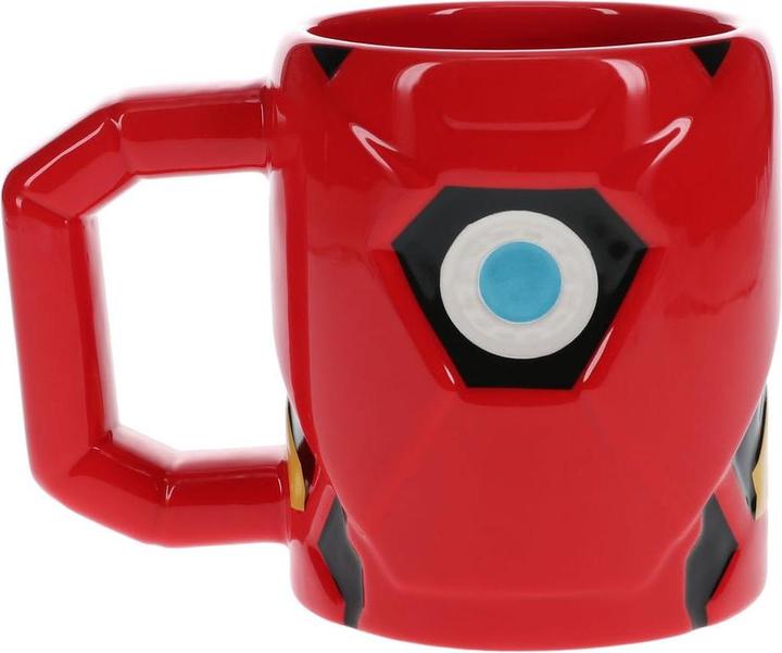 Paladone Products Marvel - Mug 3D Armure d'Iron Man avec Réacteur Arc thermoréactif 500ml (500 ml, 1 x)