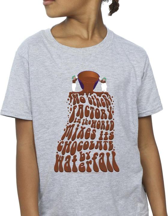 Willy Wonka & the Chocolate Factory Chocolate Waterfall TShirt Mädchen