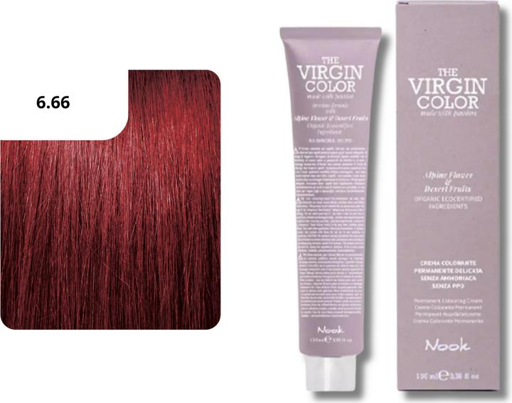 Immagine prodotto Nook Tintura per capelli Virgin Colour (6,66 Biondo scuro rosso intenso)