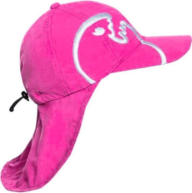 Immagine prodotto IQ-UV Berretto di protezione UV con protezione del collo per bambini riciclato, rosa (1 pz) (Crema solare, SPF 50+)