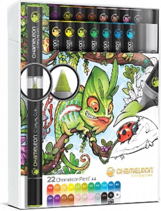 Chameleon Brushpens (Mehrfarbig, 22 x)