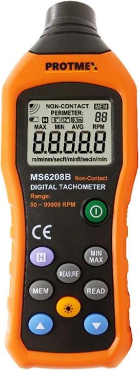 Actual product image Protmex PT6208A Rev counter