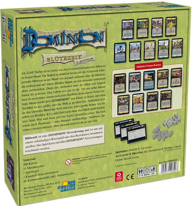 Produktbild Rio Grande Games Dominion: Blütezeit 2. Edition (Deutsch)