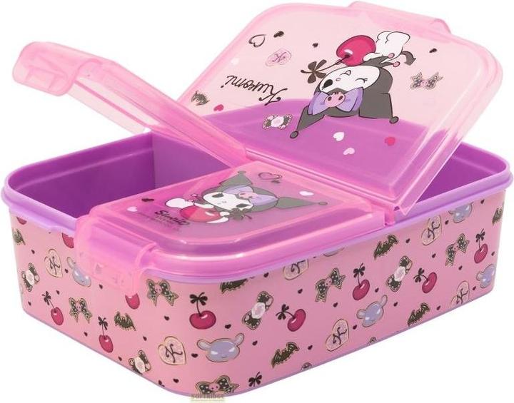 Actual product image Stor Kuromi Multi-Lunchbox for Kids with 3 Compartments