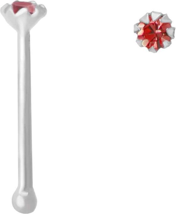 Bijouteria Nasenpiercing (Silber 925, Kristall)