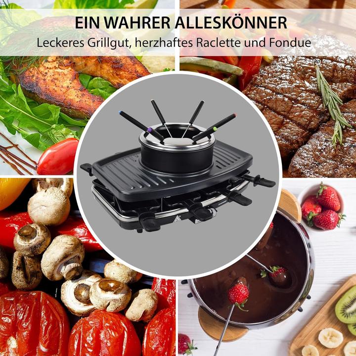 Actual product image Syntrox Raclette und Fondue-Set