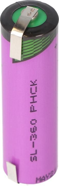 Immagine prodotto Tadiran Batterie LTC SL-360/T mit Lötfahnen U-Form (1 pz., AA, 2400 mAh)