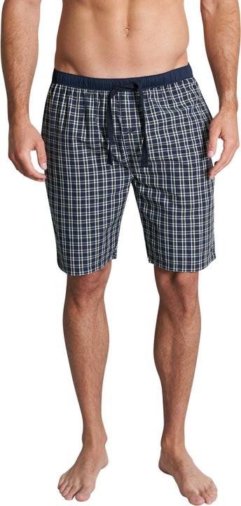 Produktbild Tom Tailor kurze Herren Schlafhose Bermuda mit Eingriff Knopf Bindeband kariert (50)