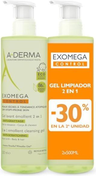 Image du produit A-Derma Exomega Gel Nettoyant (Crème solaire)