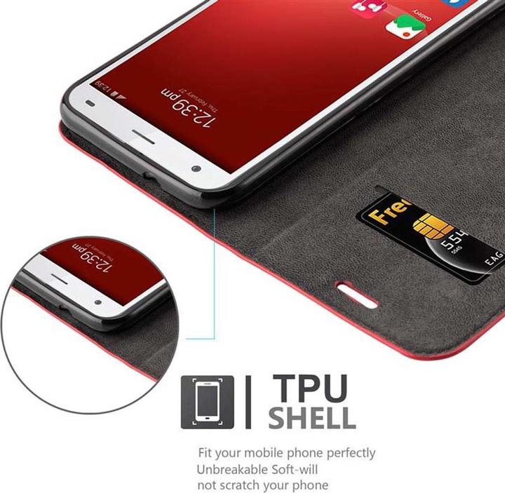 Actual product image Cadorabo Book Invisible Magnet Cover (ZTE Blade S6)