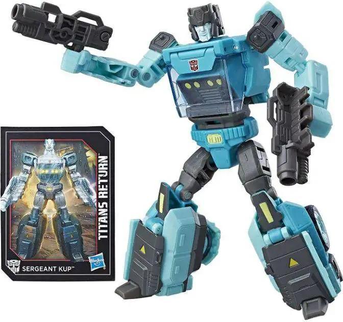 Actual product image Hasbro Transformers Generations Titans Return Flintlock & Sergeant Kup Deluxe Action Figure