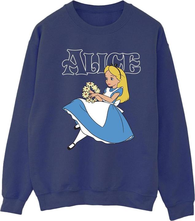 Disney Alice im Wunderland Blumen Sweatshirt (XL)